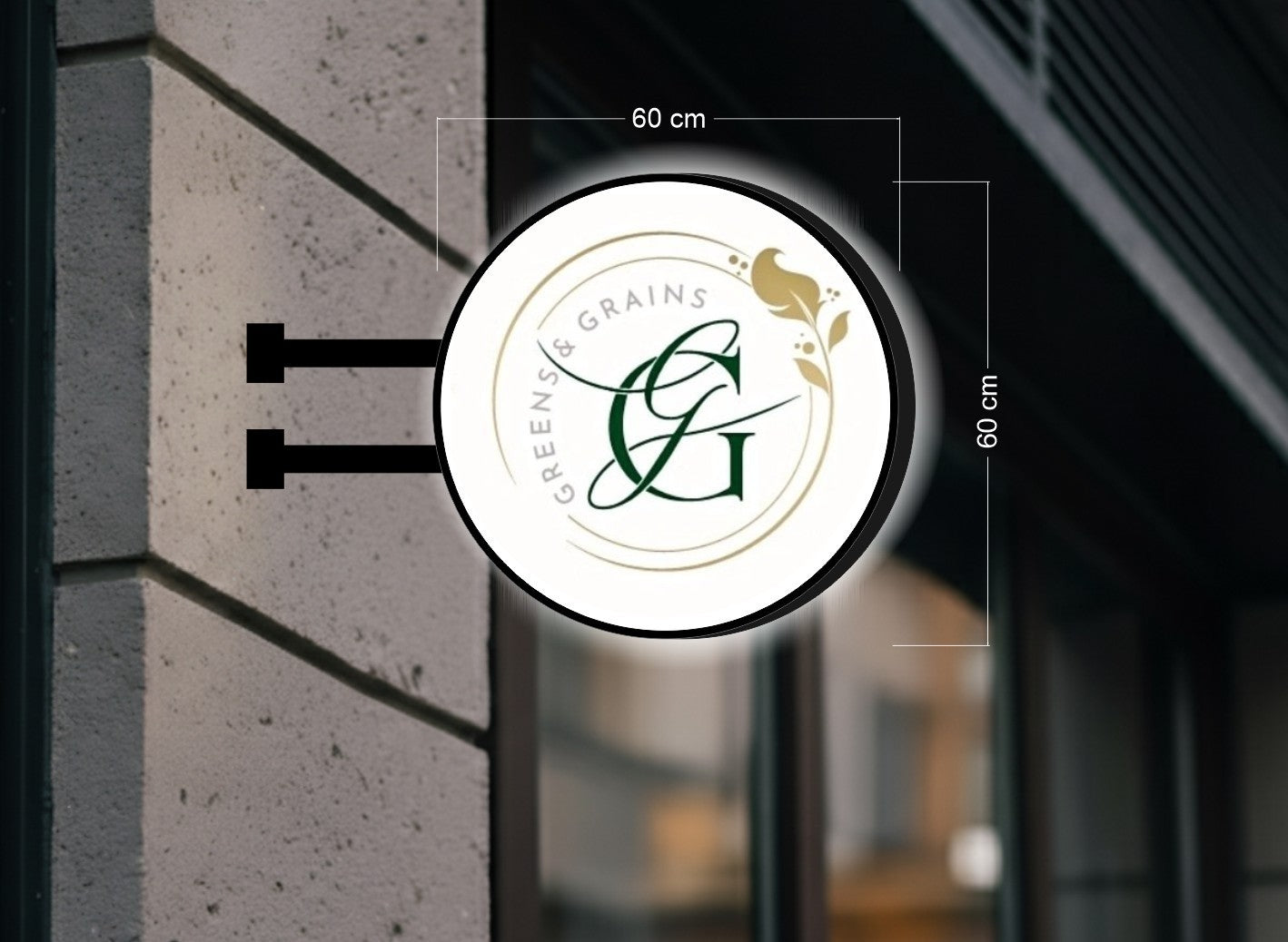 Greens & Grains  | DOUBLE-SIDED SIGN