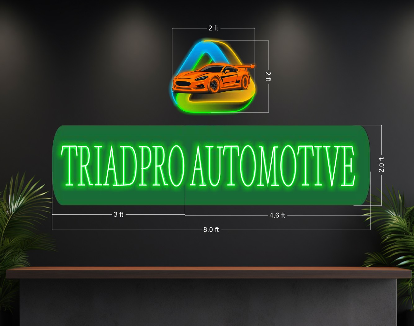 TRIADPRO AUTOMOTIVE| LED NEON SIGN – Lemon Custom Sign