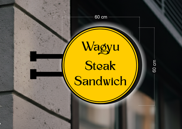 Panneau lumineux à lame