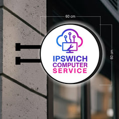 ipswich it services; ipswich computer services | DOUBLE-SIDED SIGN (2 SIGNS)