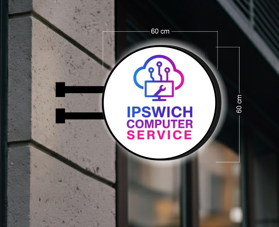 ipswich it services; ipswich computer services | DOUBLE-SIDED SIGN (2 SIGNS)
