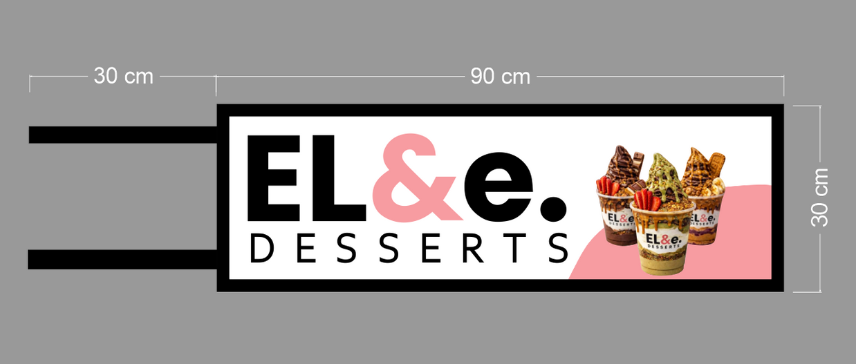 EL&e Desserts | SIGNS ( 4 Types Products)