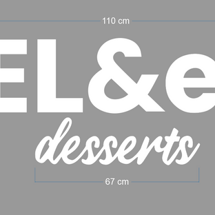 EL&e Desserts | SIGNS ( 4 Types Products)