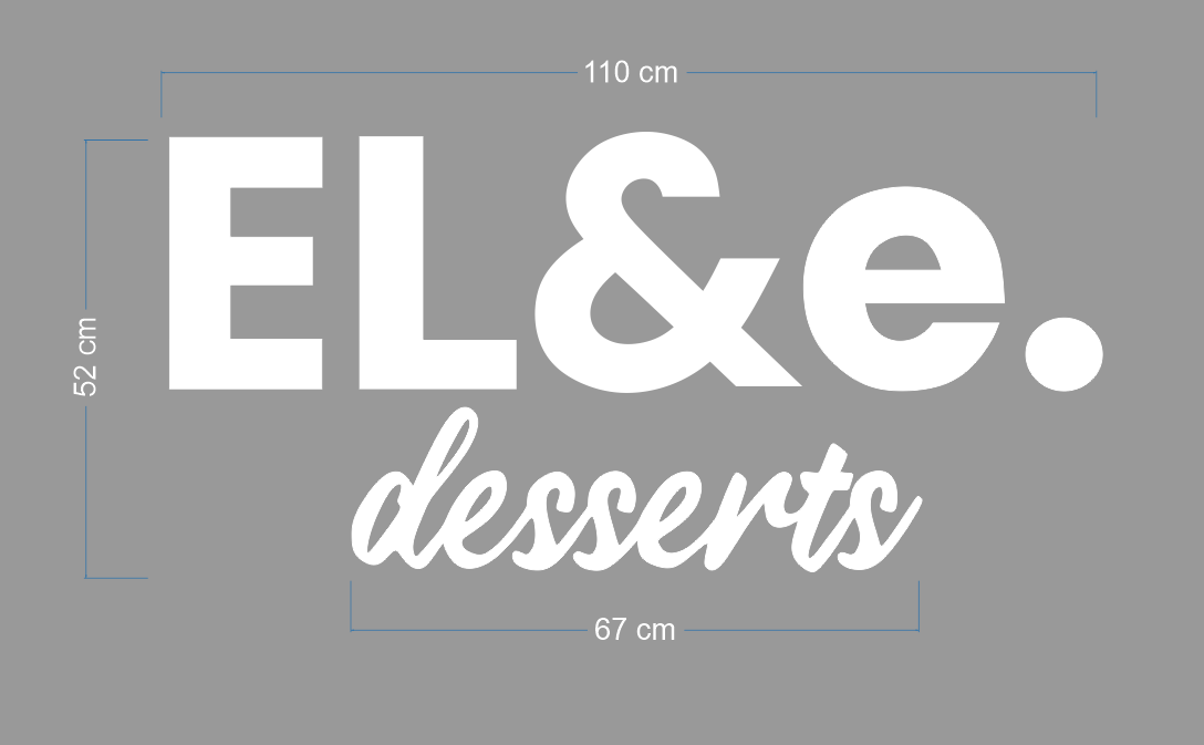 EL&e Desserts | SIGNS ( 4 Types Products)