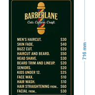 Panneau lumineux à lame