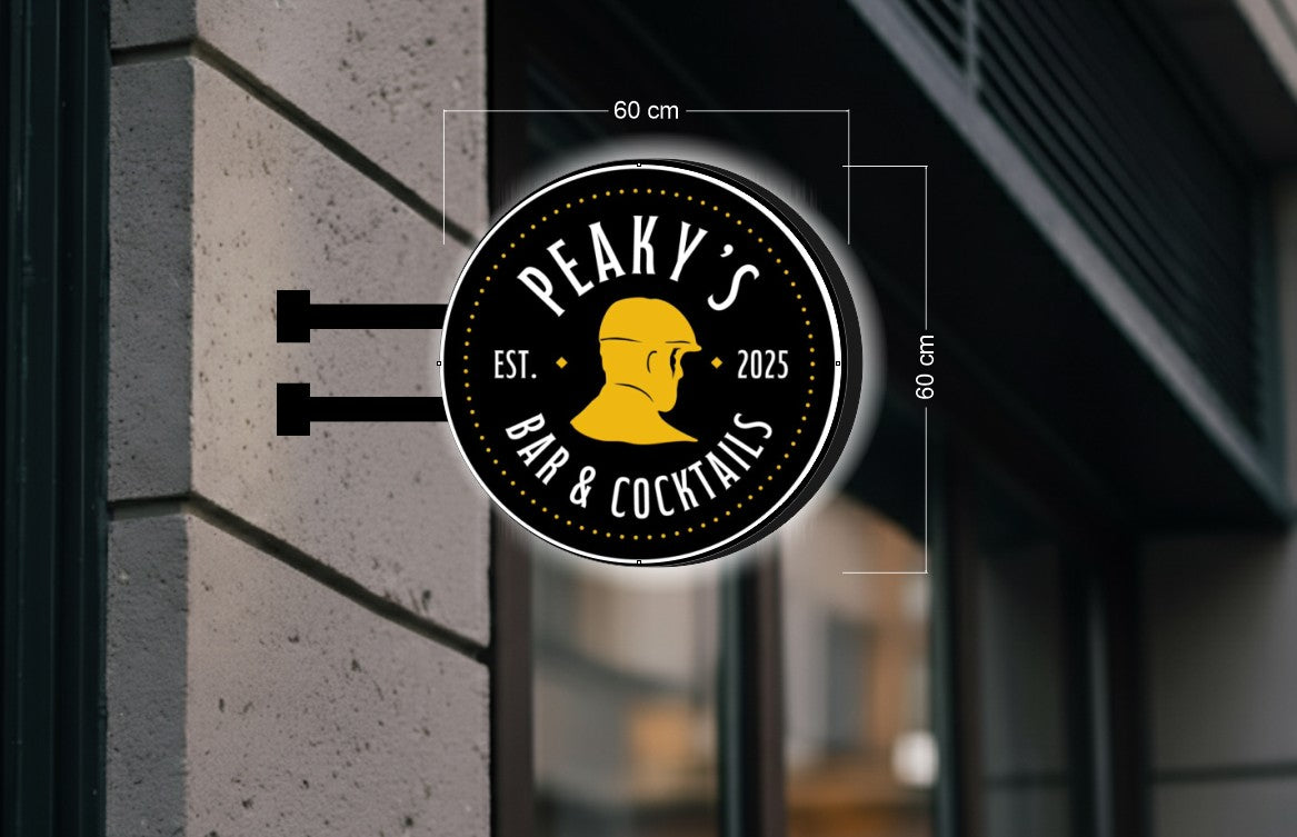 Peaky's Bar&Cocktails | DOUBLE-SIDED SIGN