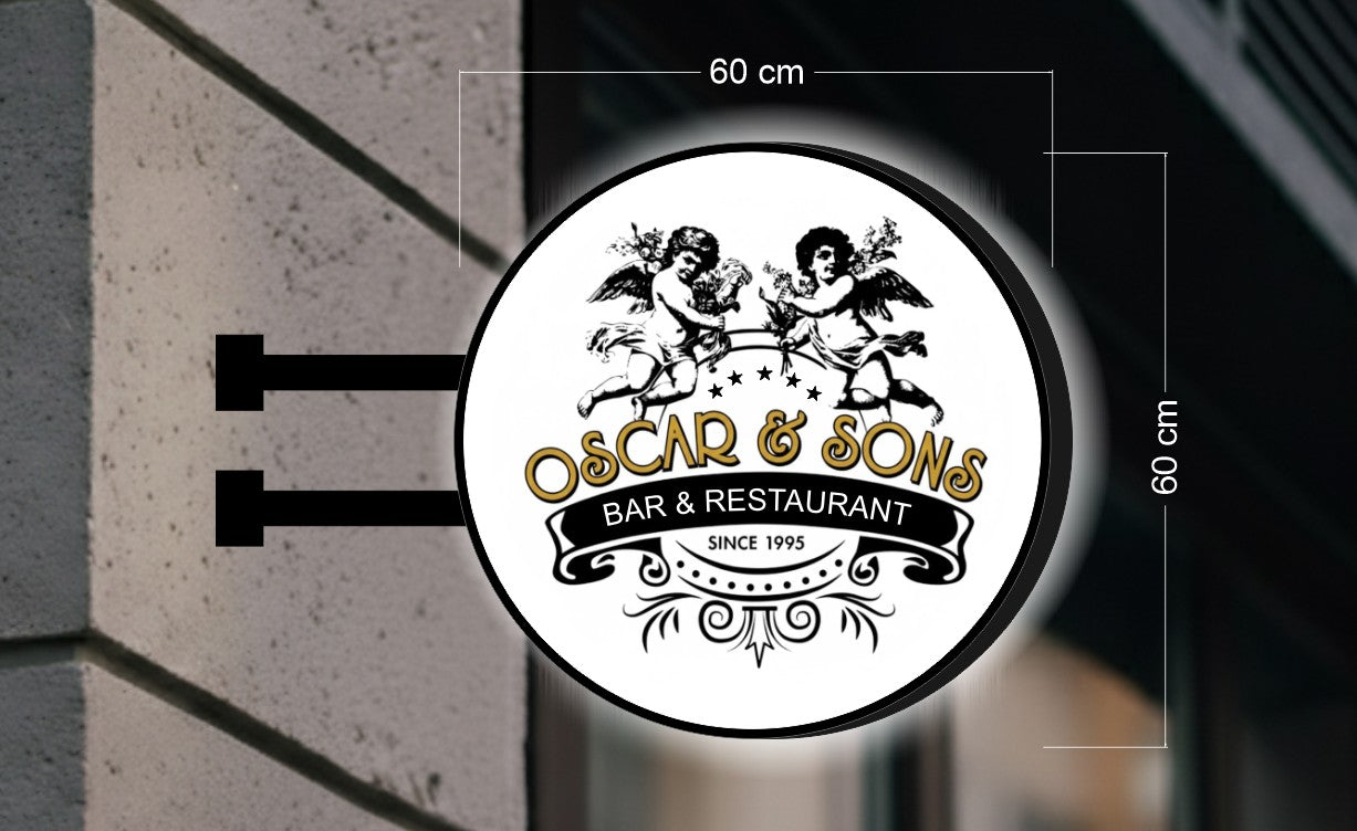 OSCAR & SONS RESTAURANT | ILLUMINATED BLADE SIGN