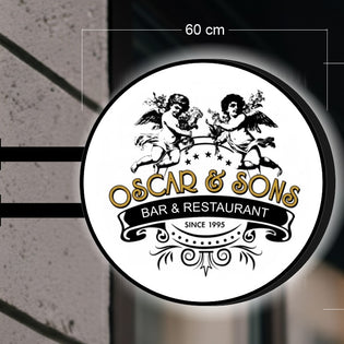 OSCAR & SONS RESTAURANT | ILLUMINATED BLADE SIGN