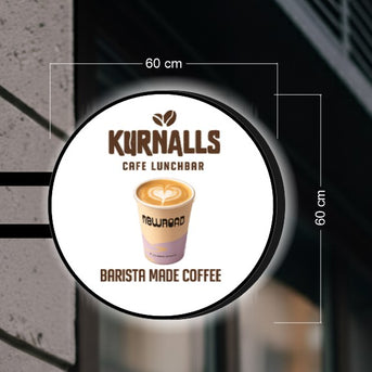 KURNALL CAFE LUNCHBAR | DOUBLE-SIDED SIGN