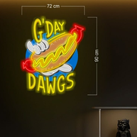 G'DAY DAWGS | LED NEON SIGN (OUTDOOR SIGN)