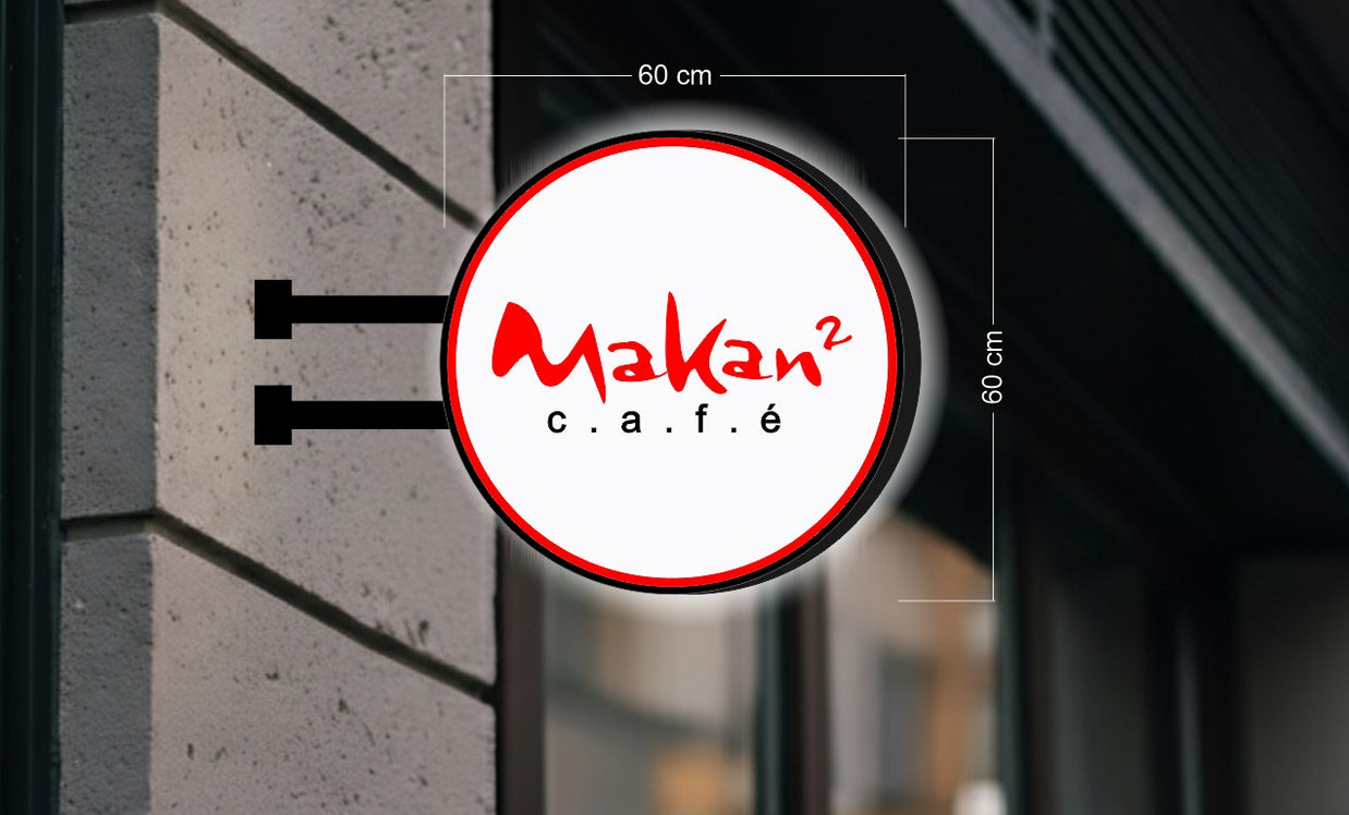 Makan2 Cafe | ILLUMINATED BLADE SIGN