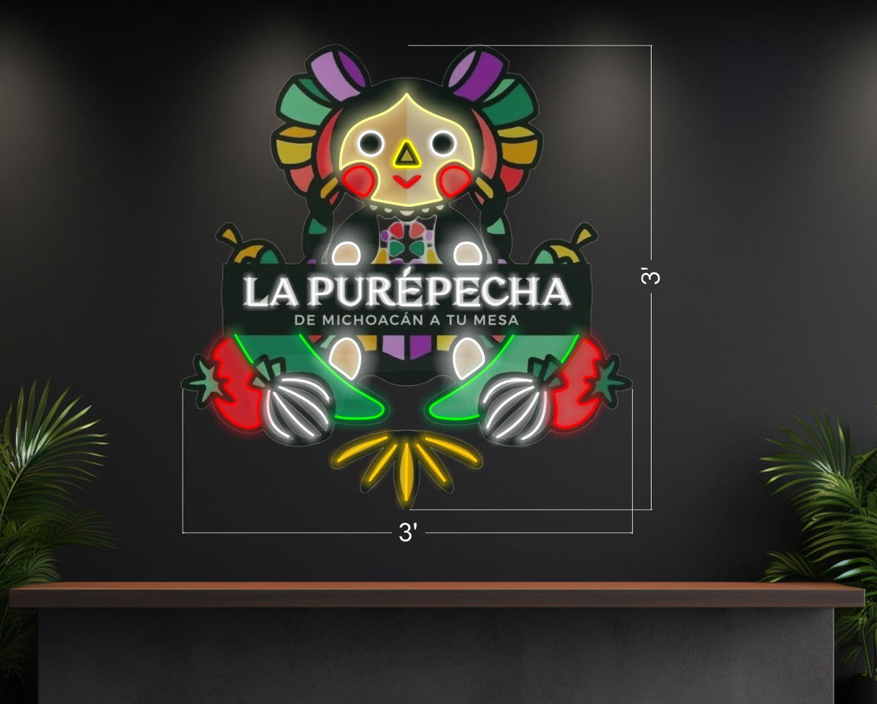 Panneau lumineux à lame
