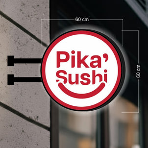 Pika Sushi  | ILLUMINATED BLADE SIGN1