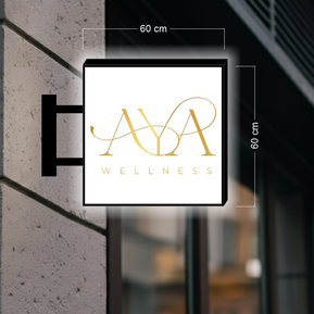 AYA WELLNESS  | DOUBLE-SIDED SIGN