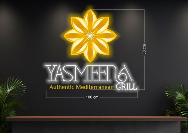 YASMEENA GRILL| LED NEON SIGN (1 SIGN)