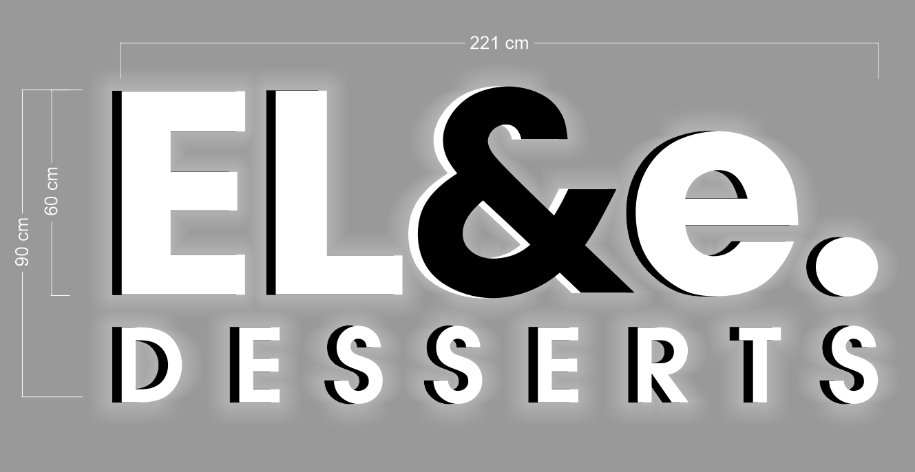 EL&e Desserts | SIGNS ( 4 Types Products)