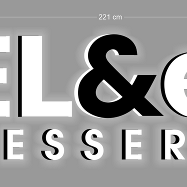 EL&e Desserts | SIGNS ( 4 Types Products)