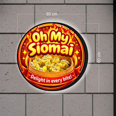 Oh My Siomai  | SINGLE-SIDED SIGN