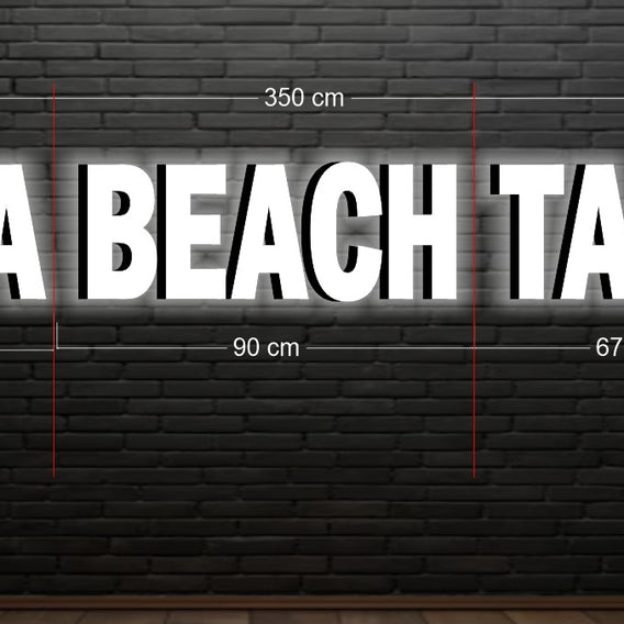 Panneau lumineux à lame