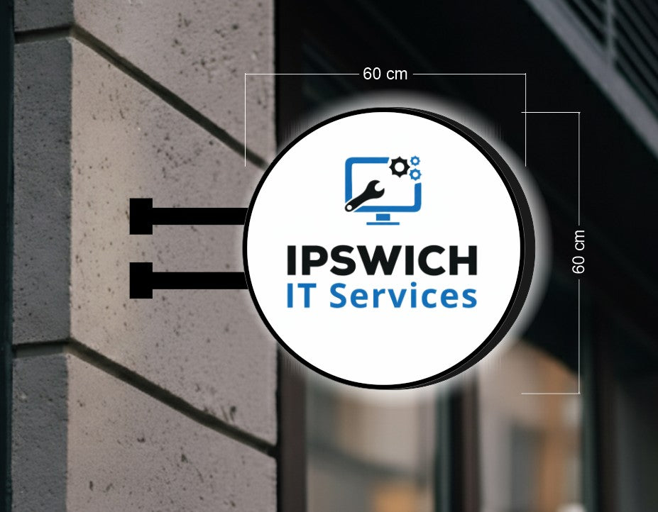 ipswich it services; ipswich computer services | DOUBLE-SIDED SIGN (2 SIGNS)