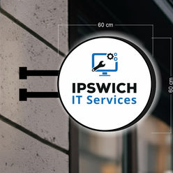 ipswich it services; ipswich computer services | DOUBLE-SIDED SIGN (2 SIGNS)