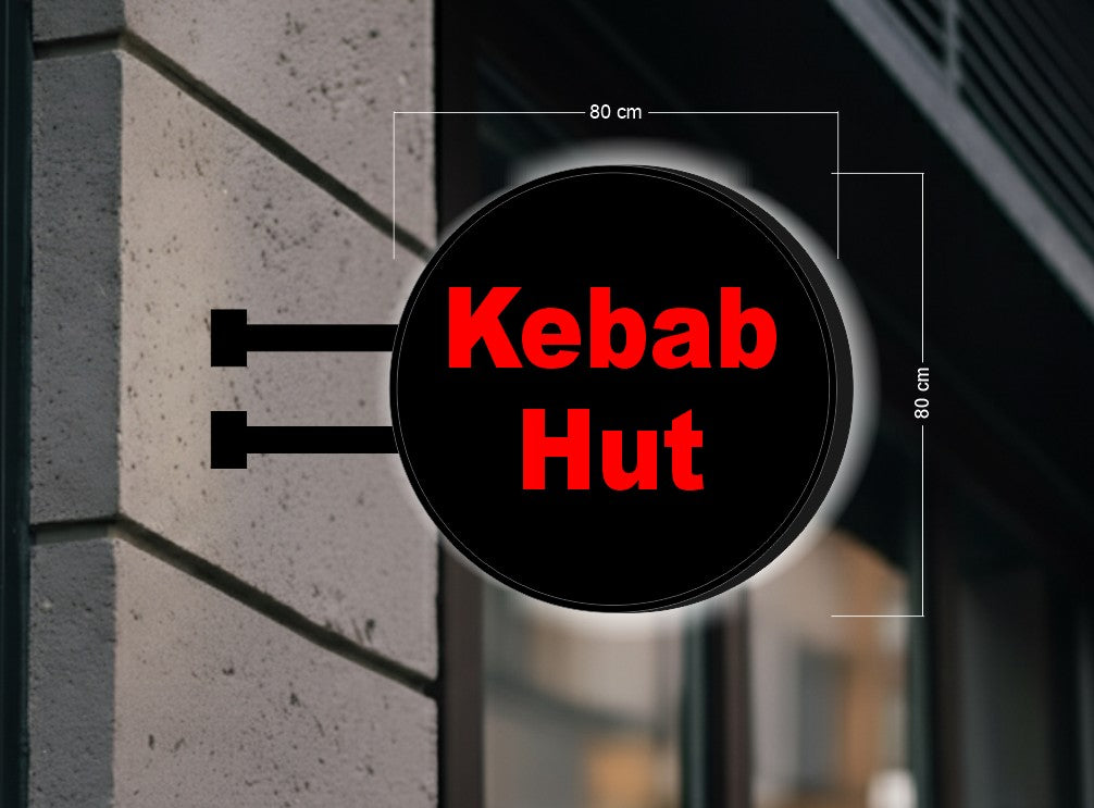 KEBAB HUT | DOUBLE-SIDED SIGN (2 SIGNS)