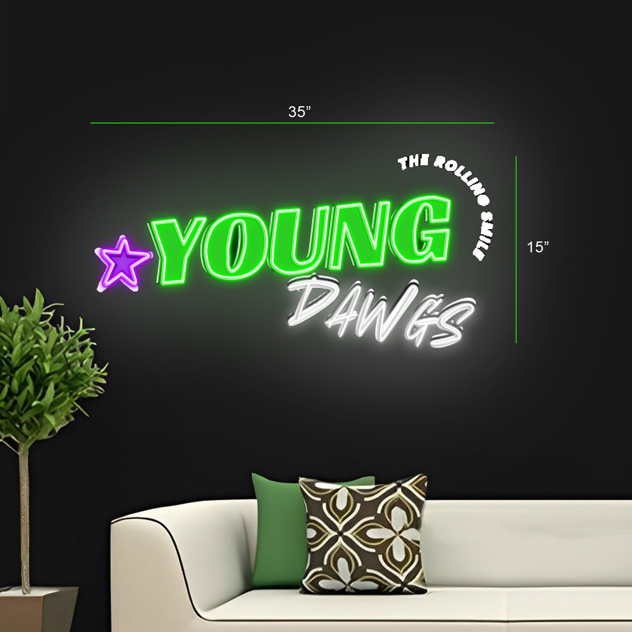 Panneau lumineux à lame